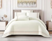 طقم مفرش صيفي نفرين 7 قطع موديل لورا ٤ مايكروفايبر