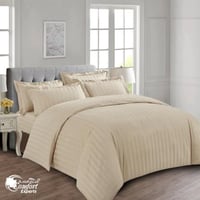 طقم مفرش فندقي نفر ونصف 140 فاخر جدا قطن 100٪