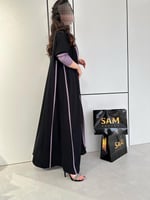 عبايه اكمام استرتش #193