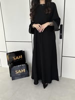 عبايه اكمام تفته #192