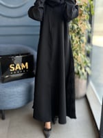 عبايه بقماش مكسر #145