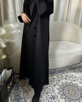 عبايه تصميم بليزر شتوي #159