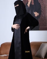 عبايه انيقة مخمل #153