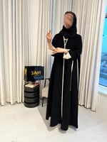 عبايه كريب كلوش #216