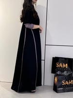 عبايه اكمام استرتش #193