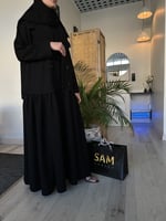 عبايه كويتية فستان + جاكيت رسمي #165