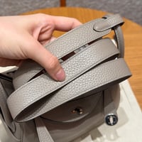 حقيبة ليندي ميني صناعة يدوية فاخرة Hermès Mini Lin...