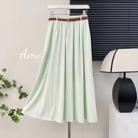 تنورة ماكسي طويل خصر مرن قصة على شكل A خامه باردة...