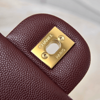 حقيبة شانيل كلاسيك جلد كافيار مقاس 25 سم Chanel Cl...