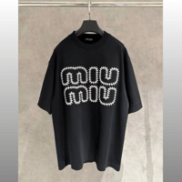 تي شيرت رجالي قطن لون أسود بأكمام قصيرة وياقة مدور...