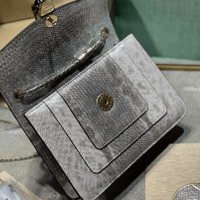 شنطة بولغاري سيربنتي فورإيفر بودي جلد الثعبان الأص...