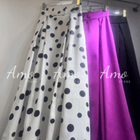 تنورة طويلة ماكسي خصر مرتفع قصة كوين خامة واقفة نا...