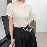 تيشيرت بكم قصير خامه كشميري ذات مرونة عالية MABL15...