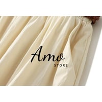 تنورة ماكسي طويل خصر مرن قصة على شكل A خامه باردة...