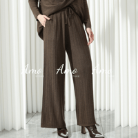 بنطلون صوف بخصر عالي خامة ناعمة و مرنه تمنحك مظهرا...