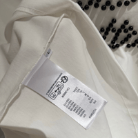 تي شيرت رجالي قطن لون أبيض بأكمام قصيرة وياقة مدور...