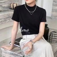 تيشيرت بكم قصير خامه كشميري ذات مرونة عالية MABL15...