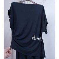 طقم بلوزة مع تنورة لون أسود MASET2577