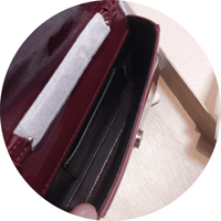 حقيبة بولغاري سيربنتي فورإيفر لون برغندي الجديدة ح...