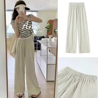 بنطلون طويل بخصر مرن MATR5602