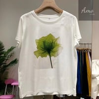 بلوزة ناعمة نص كم خامة شبيه الحرير بصور و ألوان جم...