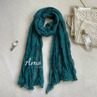 شال نسائي بألوان متعددة سادة MA1103