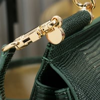 شنطة دولتشي سيسلي طبعة جلد السحلية مقاس Dolce and...