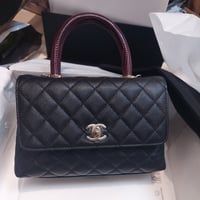 شنطة شانيل كوكو هاندل حجم 24 سم Coco Handel