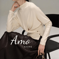 بلوزة الخريف بقصة فراشة بزراير جانبية اكمام طويلة...