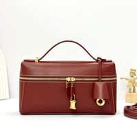 شنطة لورو بيانا إكسترا ال 23 لون أحمر طوبي