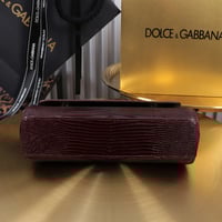 شنطة دولتشي سيسلي طبعة جلد السحلية مقاس Dolce and...