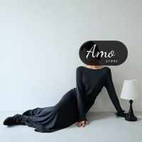 فستان ماكسي بأكمام طويلة بدرابي خامة مرونة عالية ب...