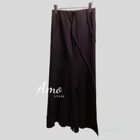 تنورة أسود طويل بنمط ذيل السمكه MASKV088