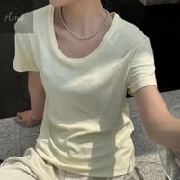 تيشيرت بكم قصير خامة ناعمة ب ألوان متعددة MATS3518