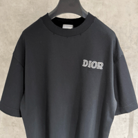 تي شيرت رجالي قطن لون أسود بأكمام قصيرة وياقة مدور...