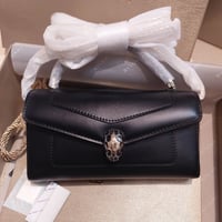 شنطة بولغاري سيربنتي فورإيفر لون أسود الجديدة حجم...