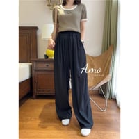 بنطلون طويل بخصر مرن تصميم مميز و أنيق ستايل عصري...