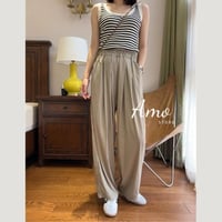 بنطلون طويل بخصر مرن تصميم مميز و أنيق ستايل عصري...