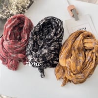 شالات نسائية حجاب حريمي بألوان مشجرة جميلة MA1104