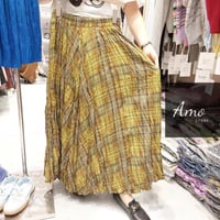 تنورة طويلة بخصر مرتفع مشجره MASK2588