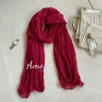 شال نسائي بألوان متعددة سادة MA1103