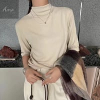 تيشيرت بكم ثلثين خامه ناعمة ب ألوان متعددة MATS812...