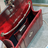 شنطة بولغاري سيربنتي فورإيفر بودي جلد الثعبان الأص...