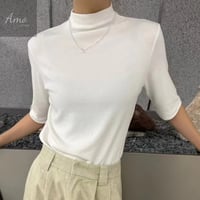 تيشيرت بكم ثلثين خامه ناعمة ب ألوان متعددة MATS812...