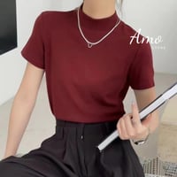 تيشيرت بكم قصير خامه كشميري ذات مرونة عالية MABL15...