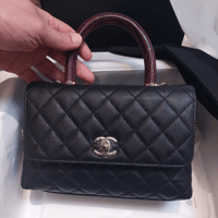 شنطة شانيل كوكو هاندل حجم 24 سم Coco Handel