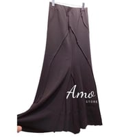 تنورة أسود طويل بنمط ذيل السمكه MASKV088