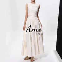 فستان أوف وايت بدون اكمام مختار بعناية جودة و سعر...