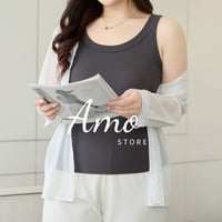 بدي علاقي مقاس كبير فتحة الرقبة U خامه ناعمة ملابس...