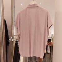 بلوزة كاجوال بطيات و زراير امامية مخفيه قصة البلوز...